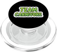 Team Carnivore, fanático de la Dieta, Amante de la Carne, Paleo cetogénico PopSockets PopGrip para MagSafe