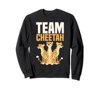 Team Cheetah Wildlife Big Cat Speed Runner Spirit Sudadera