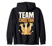 Team Cheetah Wildlife Big Cat Speed Runner Spirit Sudadera con Capucha