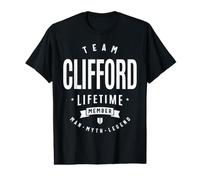 Team Clifford Lifetime Miembro Divertido Nombre Clifford Camiseta gráfica económica