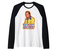 Team Furley Three's Company Vintage TV Retro 80s Camiseta Manga Raglan
