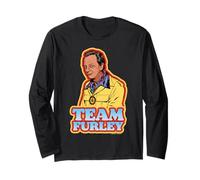 Team Furley Three's Company Vintage TV Retro 80s Manga Larga