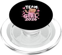 Team Girl It's a Baby Girl 2026 PopSockets PopGrip para MagSafe