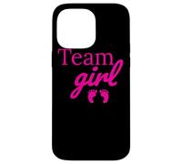 Team Girl Pink Baby Shower Gender Reveal Party Carcasa para iPhone 14 Pro Max