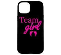 Team Girl Pink Baby Shower Gender Reveal Party Carcasa para iPhone 15 Plus