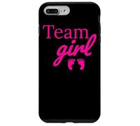 Team Girl Pink Baby Shower Gender Reveal Party Carcasa para iPhone 7 Plus/8 Plus