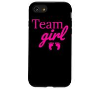 Team Girl Pink Baby Shower Gender Reveal Party Carcasa para iPhone SE (2020) / 7 / 8