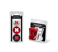 Team Golf NCAA 3 Bola/50 tee PK, Hombre, 22499, Negro
