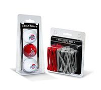 Team Golf NCAA 3 Bola/50 tee PK, Hombre, 22899, Negro