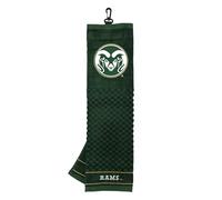 Team Golf NCAA Colorado State RAMS - Toalla de Golf Bordada, diseño a Cuadros, Logotipo Bordado
