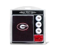 Team Golf NCAA Georgia Bulldogs Set de Regalo: Toalla de Golf Bordada, 3 Pelotas de Golf y 14 Tees de Golf de 2-3/4 Pulgadas regulación, Toalla de Tres Pliegues 16 x 22 Pulgadas y 100% algodón