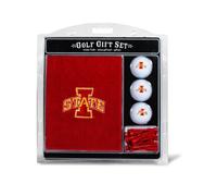 Team Golf NCAA Iowa State Cyclones Juego de Regalo: Toalla de Golf Bordada, 3 Pelotas de Golf y 14 Camisetas de Golf de 2-3/4 Pulgadas, Toalla de Triple Pliegue de 16 x 22 Pulgadas y 100% algodón