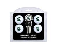 Team Golf NCAA Michigan State Ball Gift Set by
