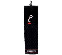 Team Golf NCAA - Toalla de Golf Bordada de los Cincinnati Bearcats, diseño a Cuadros, Logotipo Bordado