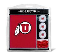 Team Golf NCAA Utah Utes - Juego de Toalla de Golf Bordada, 3 Pelotas de Golf y Camiseta de Golf, Juego de Regalo de Toalla de Golf Bordada, 3 Pelotas de Golf y 14 Tees de Golf de 2-3/4 Pulgadas,