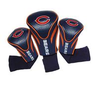 Team Golf NFL 3 Pack Contour Funda para Cabeza, Chicago Bears, Talla única