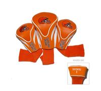Team Golf NFL 3 Pack Contour Funda para Cabeza, NFL, Color Cleveland Browns, tamaño Talla única