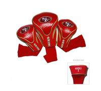 Team Golf NFL 3 Pack Contour Funda para Cabeza, San Francisco 49Ers, Talla única