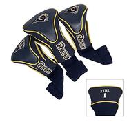Team Golf NFL 3 Pack Contour Funda para Cabeza, St. Louis RAMS, Talla única