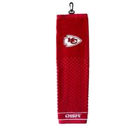 Team Golf NFL Kansas City Chiefs - Toalla de Golf Bordada, diseño a Cuadros, Logotipo Bordado