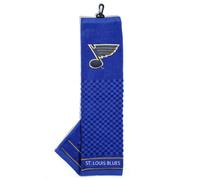 Team Golf NHL St Louis Blues - Toalla de Golf Bordada, diseño a Cuadros, Logotipo Bordado