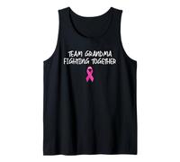 Team Grandma Fighting Together Apoyo contra el cáncer de Mama Camiseta sin Mangas