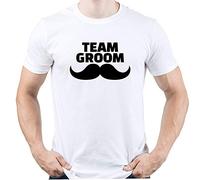Team Groom Bachelor Party Camiseta para Hombre Blanco XL