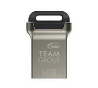 Team Group C162 64GB Unidad Flash USB USB 3.0 (3.1 Gen 1) Negro - Unidades Flash USB (64 GB, USB Type-A, 3.0 (3.1 Gen 1), 85 MB/s, Tapa, Negro)