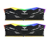 TEAMGROUP T-Force Delta RGB DDR5 32GB Kit (2x16GB) 6000MHz (PC5-48000) CL40 Módulo de Memoria de Escritorio Ram (Negro) para Z690 - FF3D532G6000HC38ADC01