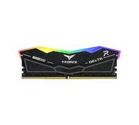 TEAMGROUP T-Force Delta RGB DDR5 32GB Kit (2x16GB) 6400MHz (PC5-51200) CL40 Módulo de Memoria de Escritorio Ram (Negro) para Z690 - FF3D532G6400HC40BDC01