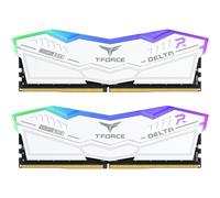 Team Group T-FORCE DELTA RGB DDR5 Blanca 6000MHz 32GB 2x16GB CL28 Dual AMD EXPO e Intel XMP Blanco