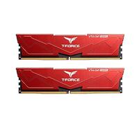 TEAMGROUP T-Force Vulcan - Módulo de memoria DDR5 32 GB (2 x 16 GB) 6000 MHz (PC5-48000) CL30 Intel XMP 3.0 y AMD Expo compatible con RAM rojo FLRD532G6000HC30DC01
