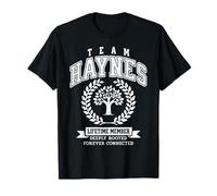 Team Haynes Apellido Apellido Personalizado Familia Reunión Camiseta