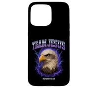 Team Jesus Funny Bald Eagle Romans 8:18 Cristiano Carcasa para iPhone 15 Pro MAX