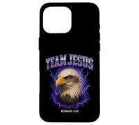 Team Jesus Funny Bald Eagle Romans 8:18 Cristiano Carcasa para iPhone 16 Pro MAX
