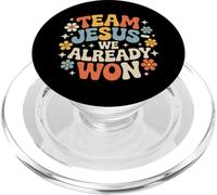 Team Jesus We Already Won Victoria del Ganador Espiritual |- PopSockets PopGrip para MagSafe