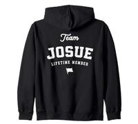 Team Josue Lifetime Miembro Funny Name Josue Sudadera con Capucha