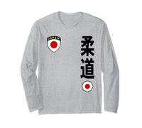 Team Judo Japan Flag Kanji Japanese Martial Arts Manga Larga