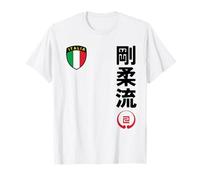 Team Karate Goju Ryu Italy Flag Kanji Japanese Martial Arts Camiseta