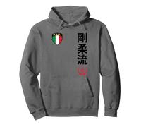 Team Karate Goju Ryu Italy Flag Kanji Japanese Martial Arts Sudadera con Capucha