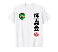 Team Karate Kyokushinkai Brazil Kanji Japanese Martial Arts Camiseta