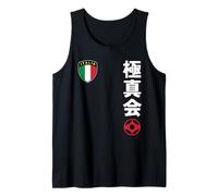 Team Karate Kyokushinkai Italy Kanji Japanese Martial Arts Camiseta sin Mangas