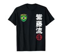 Team Karate Shito Ryu Brazil Flag Japanese Martial Arts Camiseta