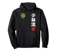 Team Karate Shorin Ryu Brazil Flag Japanese Martial Arts Sudadera con Capucha