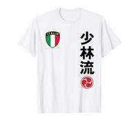 Team Karate Shorin Ryu Italy Flag Japanese Martial Arts Camiseta