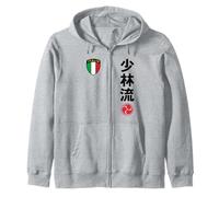 Team Karate Shorin Ryu Italy Flag Japanese Martial Arts Sudadera con Capucha