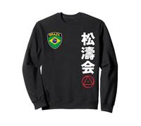 Team Karate Shotokai Brazil Flag Kanji Japanese Martial Arts Sudadera