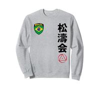 Team Karate Shotokai Brazil Flag Kanji Japanese Martial Arts Sudadera