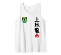 Team Karate Uechi Ryu Brazil Flag Japanese Martial Arts Camiseta sin Mangas