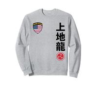 Team Karate Uechi Ryu USA Flag Kanji Japanese Martial Arts Sudadera